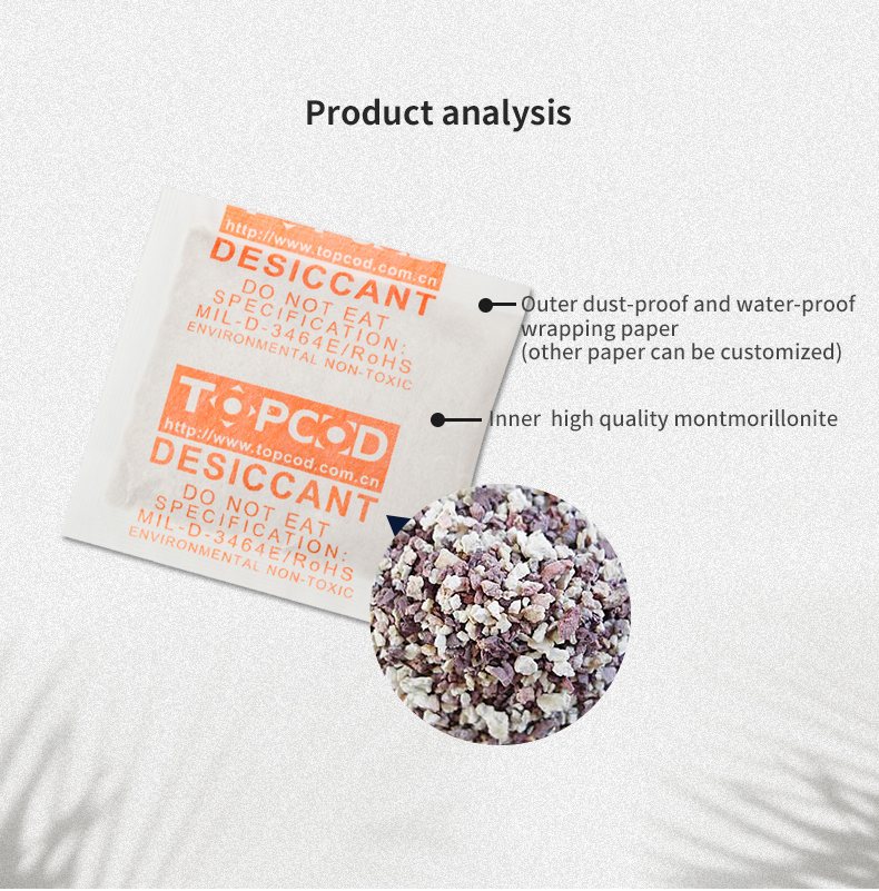 Desecante de montmorillonita