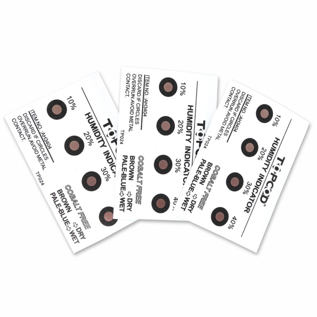 Tarjetas Greentest Eco Hic para tarjeta indicadora de humedad Esd (marrón a azul)