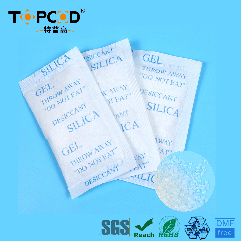 Perla de gel de sílice blanca de grado industrial, 1-3/2-4/3-5 mm, 1 g, para control de humedad